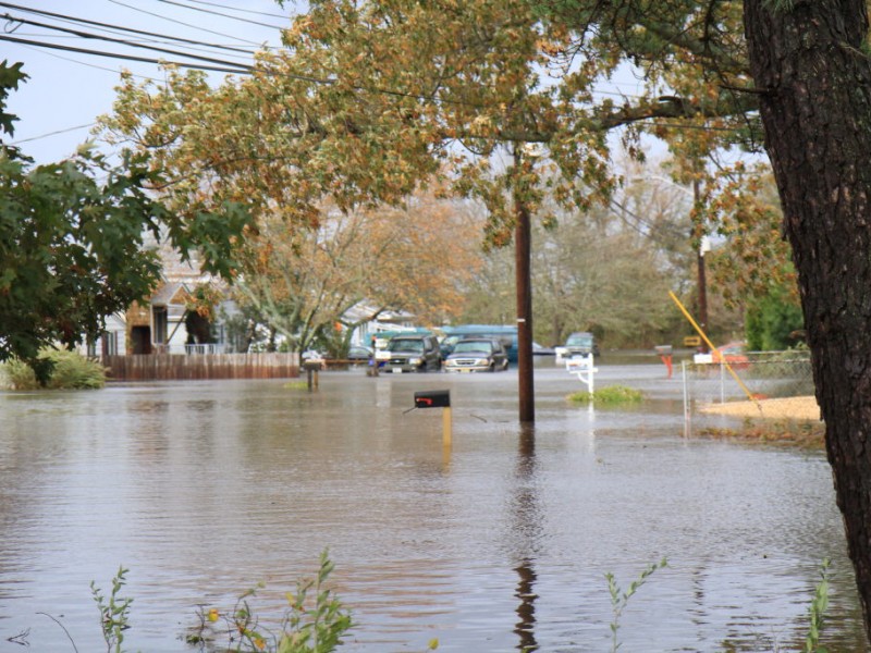 PHOTOS Damage Around Toms River Tuesday from Hurricane Sandy Toms