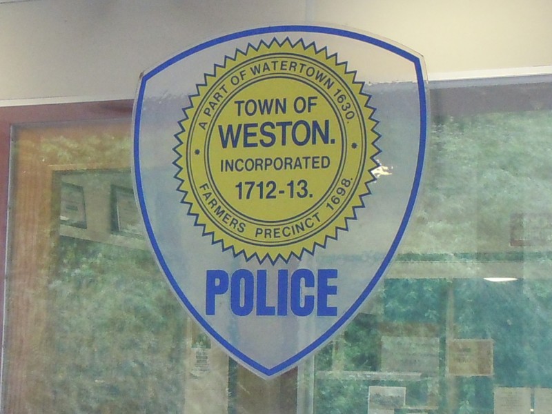 Recent Weston Police Logs DUI Crash Arrest Patch