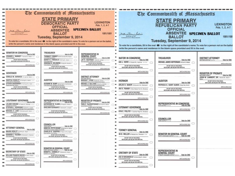 Read the Ballots for Tuesday's Primary Vote in Lexington Lexington