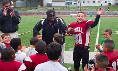 Acton-Boxboro Pop Warner Squad Helps Create Magical Moment -- For Andrew and Kid Sports