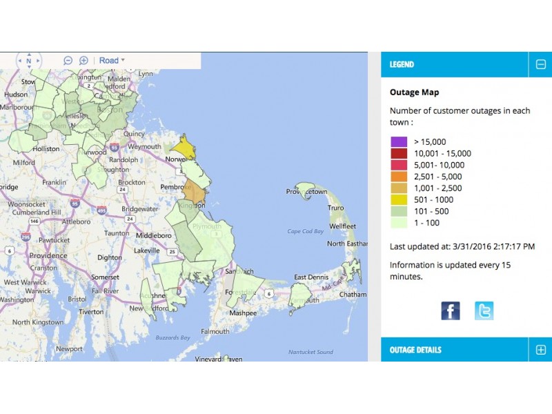 national grid outage map massachusetts