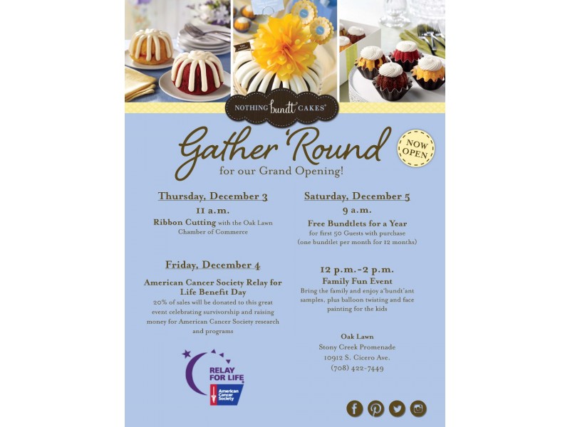 Nothing Bundt Cakes Grand Opening / Ribbon Cutting Oak Nothing Bundt Cakes Grand Opening / Ribbon Cutting Oak