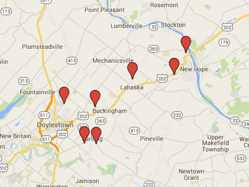 Buckingham Solebury 2015 Halloween Sex Offender Safety Map Doylestown Pa Patch 7415