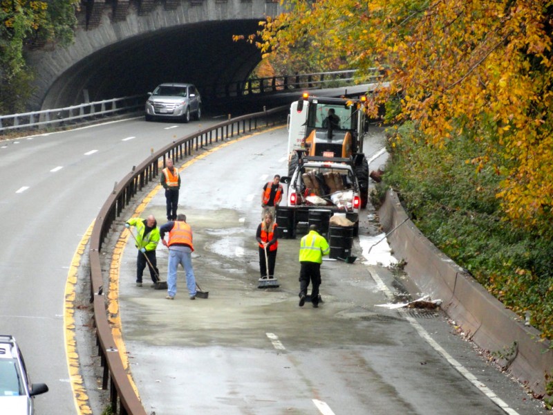 Cleared Saw Mill Overpass Accident in Pleasantville Pleasantville
