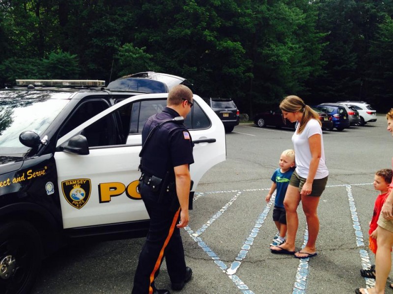 Ramsey Police Officers Show Patrol Car To Children Ramsey, NJ Patch