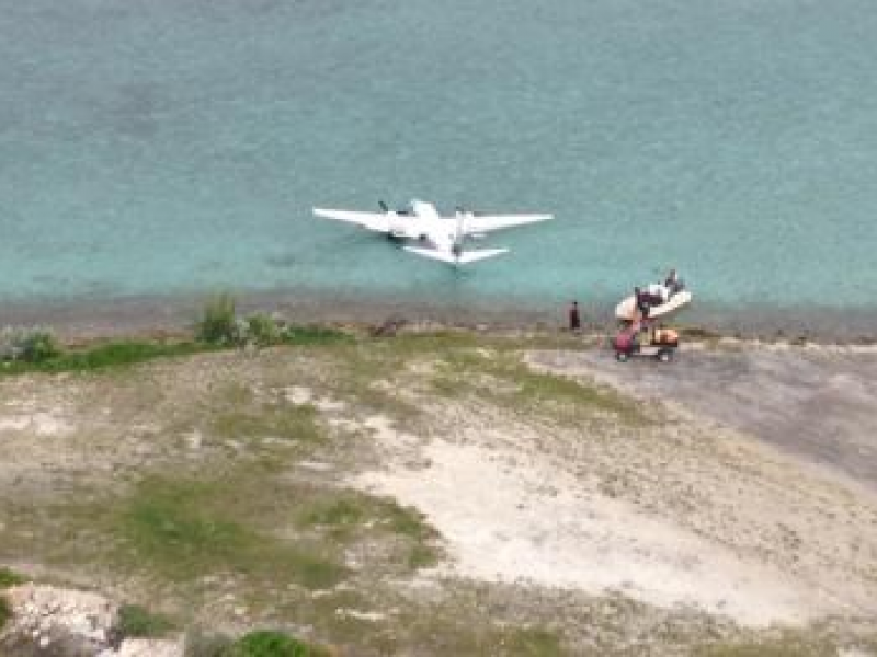 Coast Guard Recovers Two People Fom Small Plane Crash in Bahamas