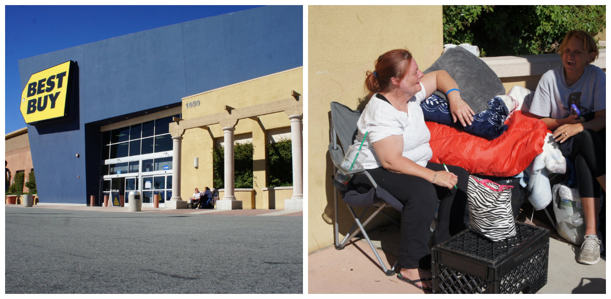 Campers Already Out in Beaumont Awaiting Black Friday Deals