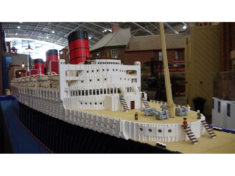 Queen Mary to Debut 25' LEGO(R) Model of... Itself Belmont Shore