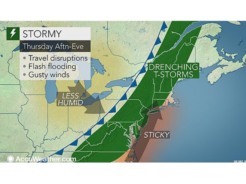 UPDATED WEATHER Heavy Rains, Possible Flooding Forecast for Mansfield