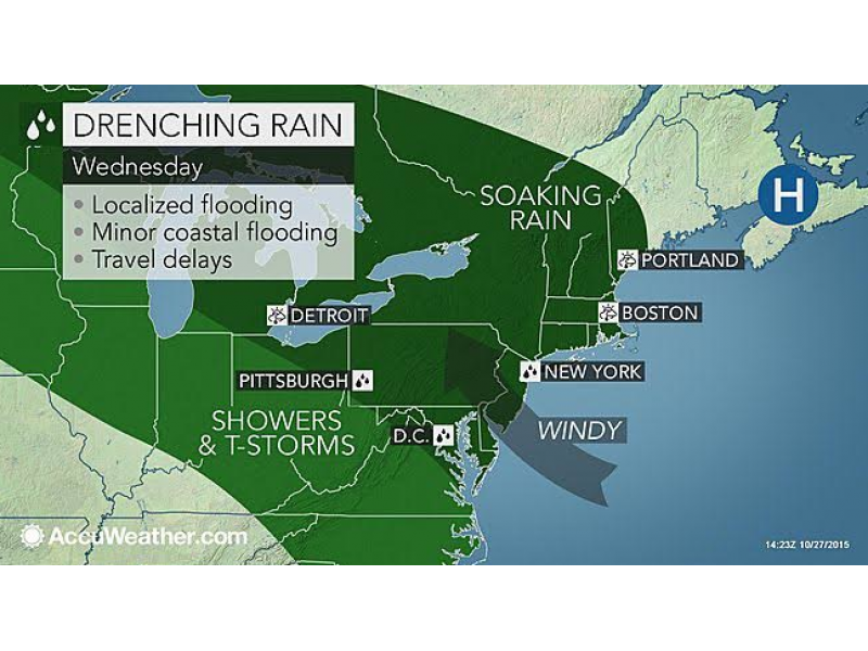 GREENWICH WEATHER ALERT Heavy Rain, Possible Flooding...