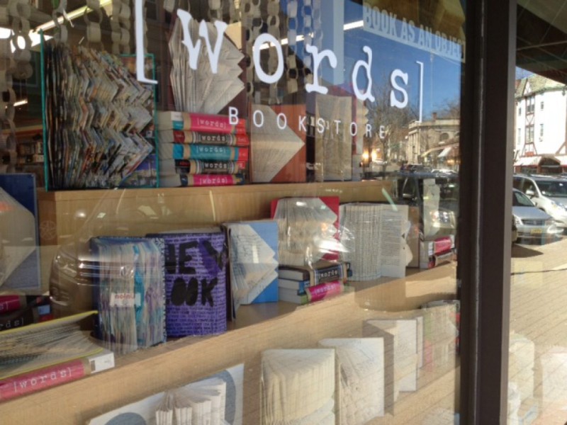 Words Bookstore Displays Student Book Sculptures Maplewood, NJ Patch