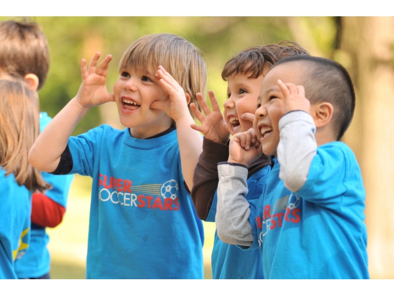 ... soccer a go with Super Soccer Stars at Tiffany Elementary School