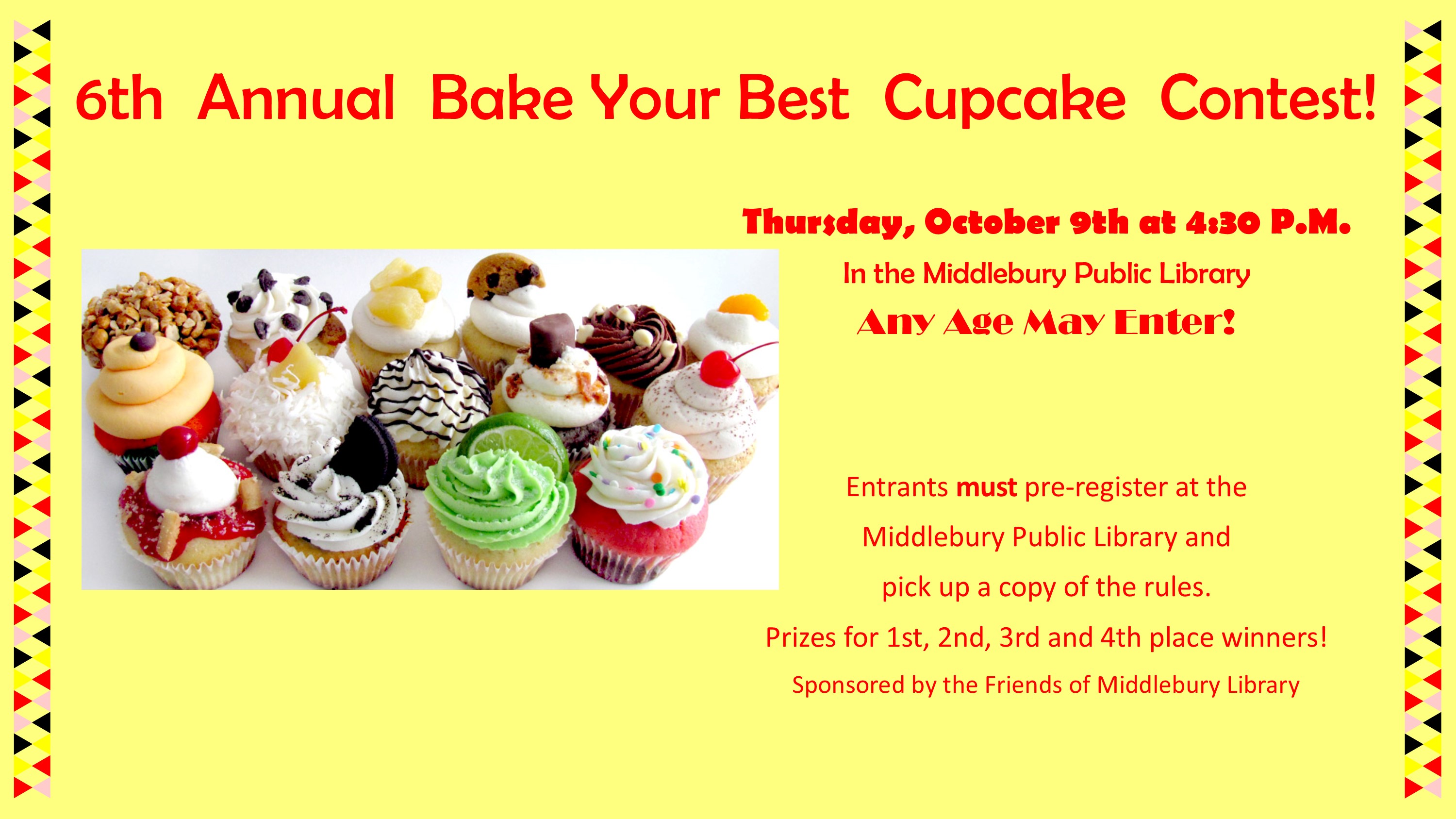 6th Annual Cupcake Contest WoodburyMiddlebury, CT Patch