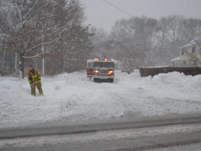 Plymouth Snow Storm Center 2014 Major Coastal Flooding Possible