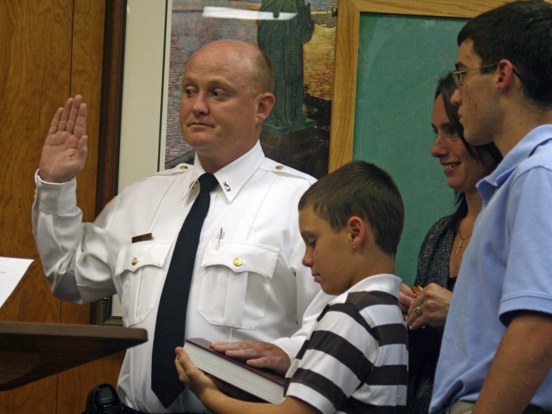 Two Millburn Police Officers Promoted Patch