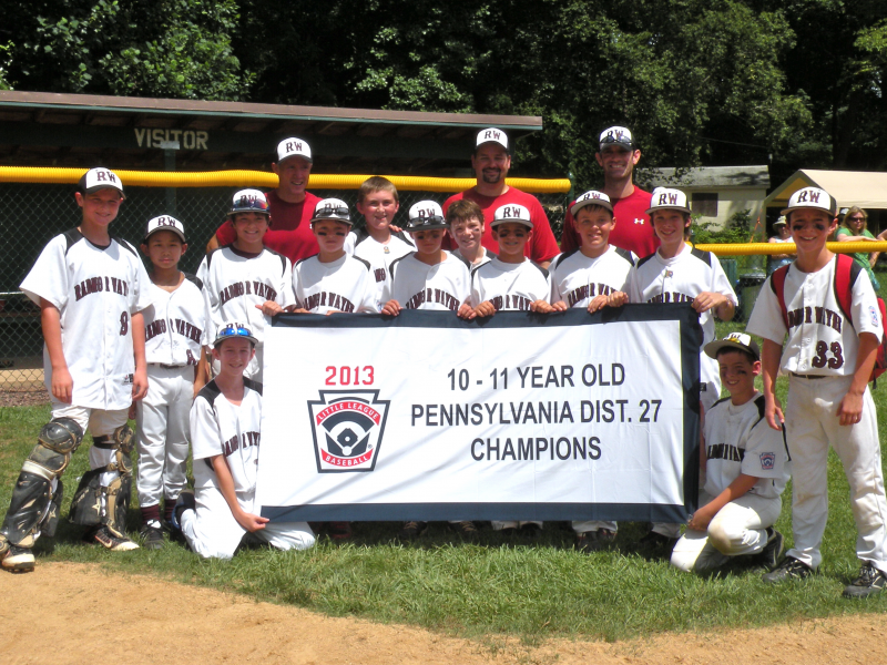 Radnor-Wayne Celebrates First PA District 27 Little League Championship in 33 Years