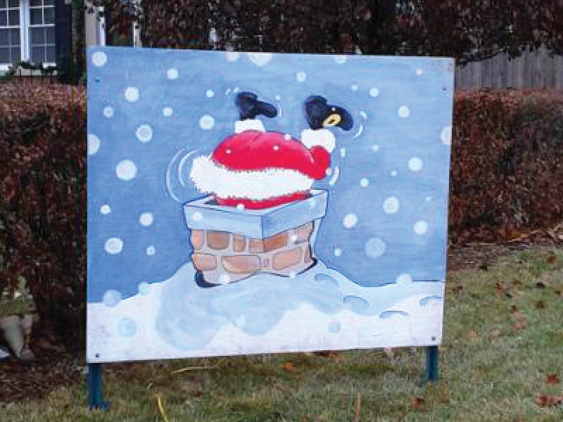 Holiday Yard Card Patch