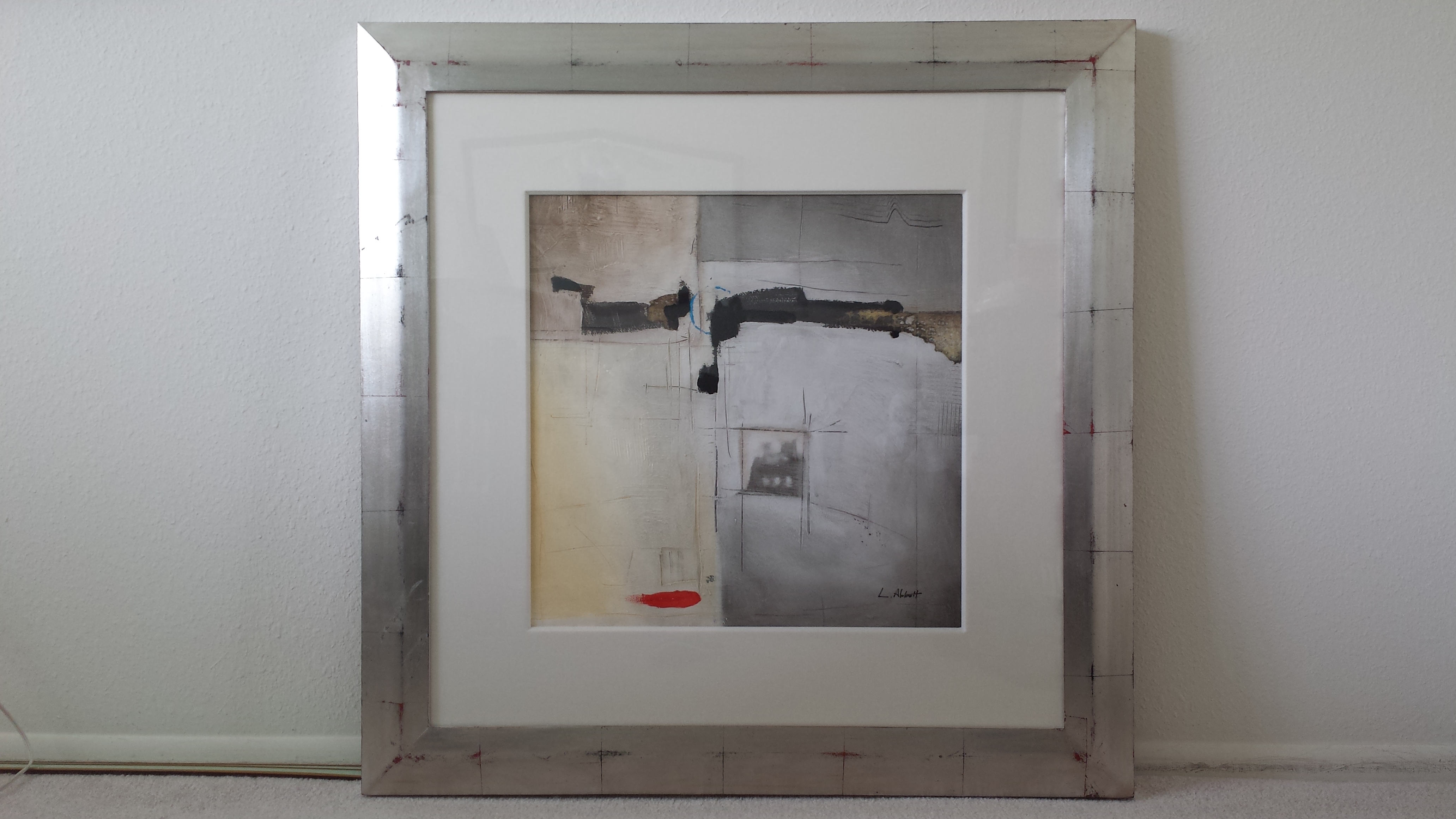 Mixed Media Wall Art 20 X 20 With Silver Frame Brandon, FL Patch