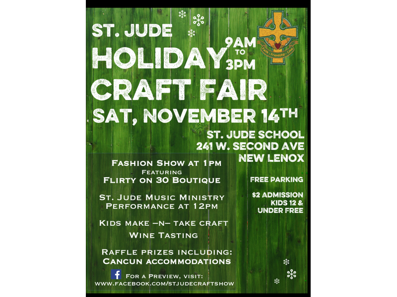 St. Jude Holiday Craft Fair and Fashion Show New Lenox, IL Patch