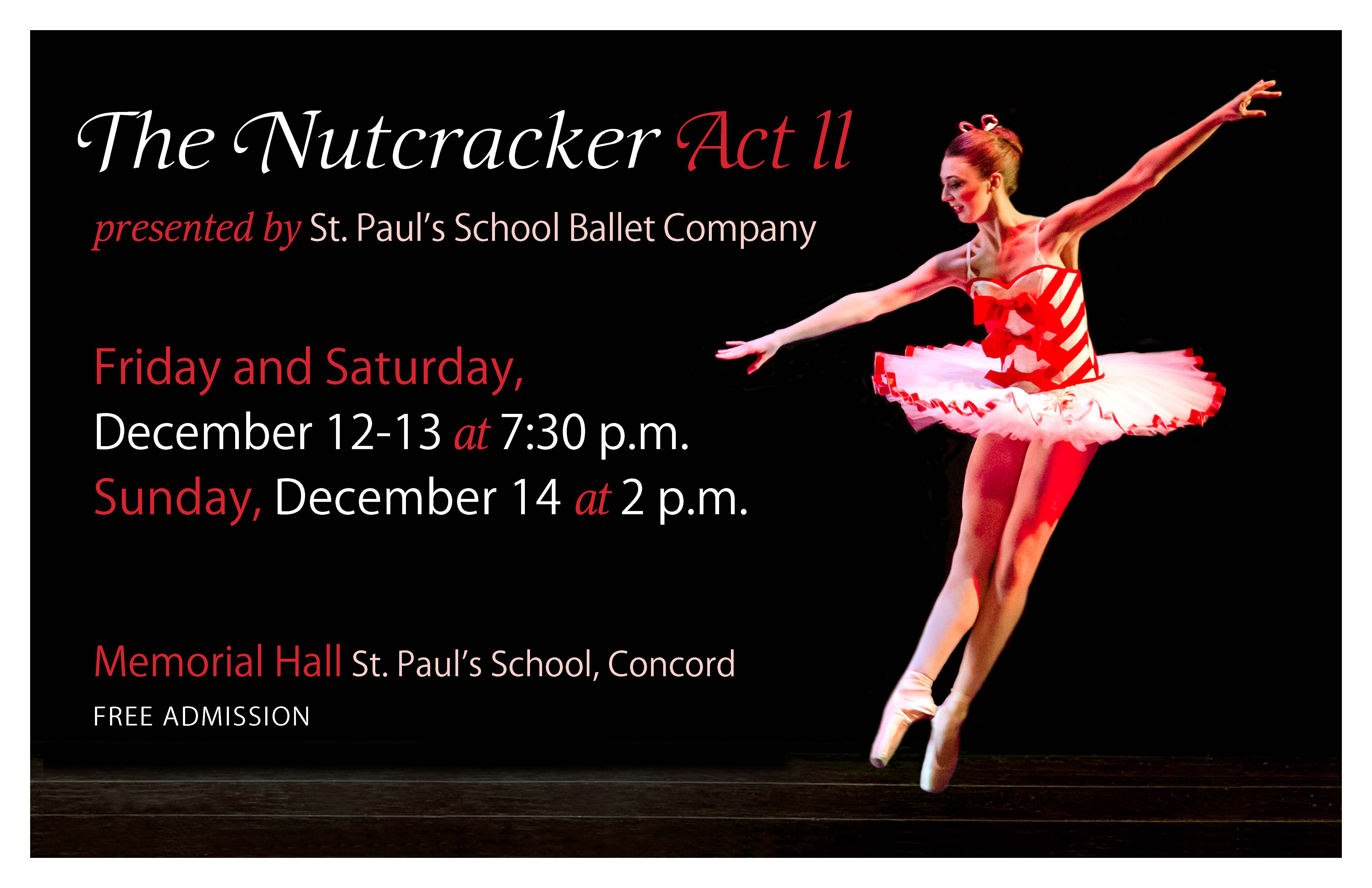 St. Paul's School Ballet Company Presents The Nutcracker Act II