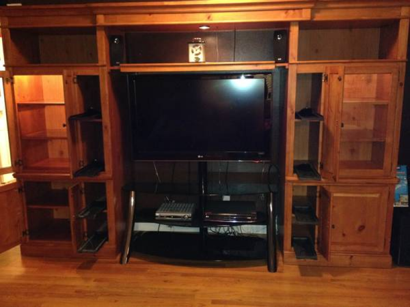 Wall Entertainment Center for Incredible