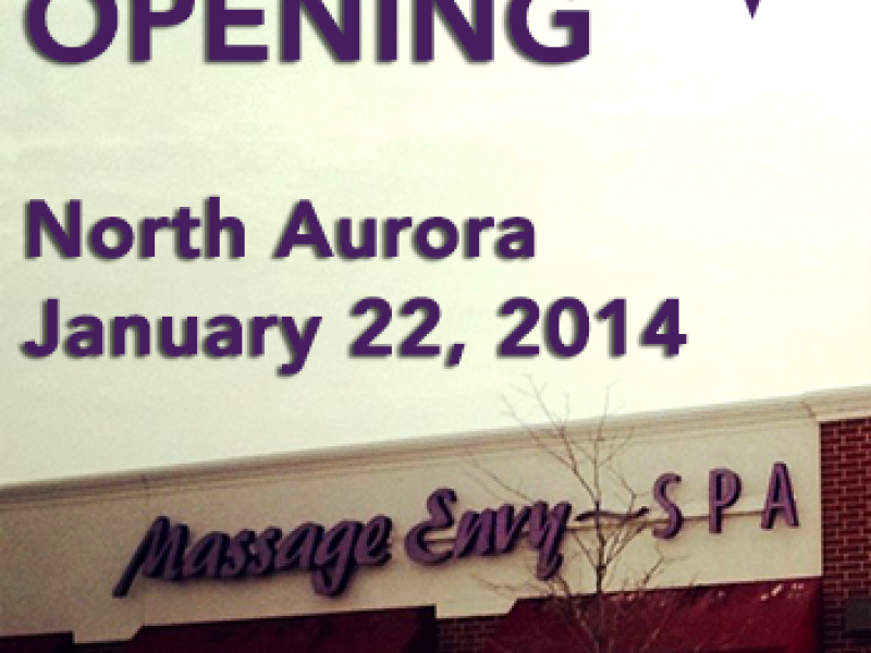 Massage Envy Spa North Aurora Grand Opening Montgomery, IL Patch