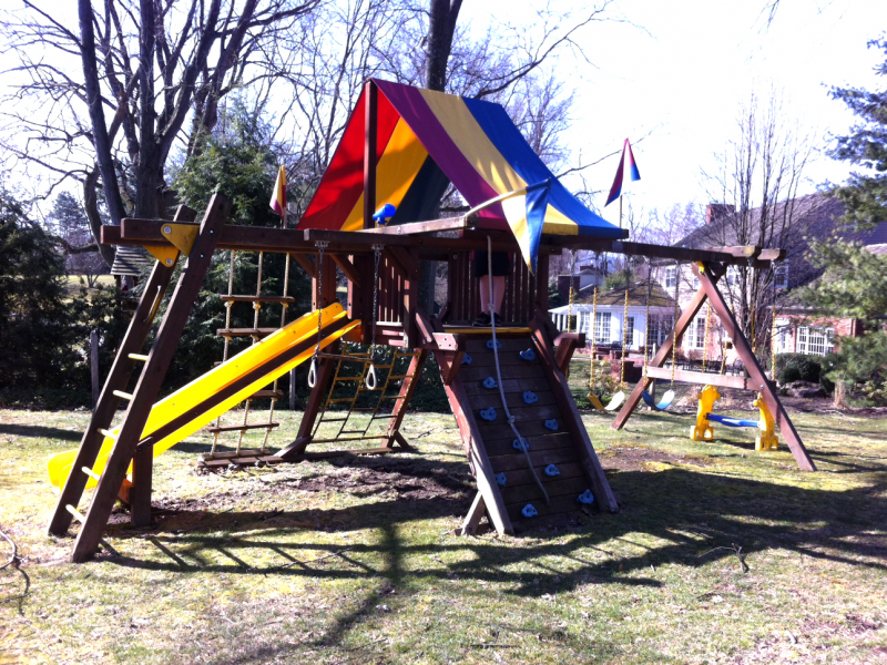 Rainbow Play Systems Swing Set 1800 (in USC) Peters, PA Patch