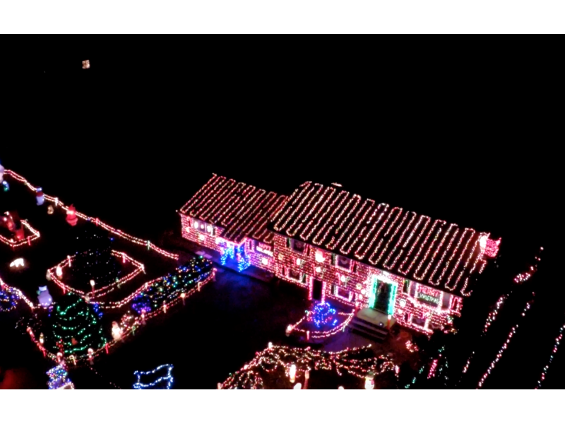 birds eye view of the christmas lights on rockvale rd birds eye view of the christmas lights on rockvale rd
