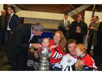 Blackhawks Playoff Baby Who Sat in Stanley Cup Turns 2
