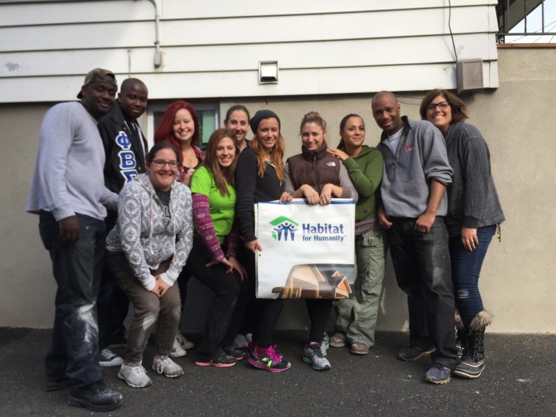 Nordstrom of Garden State Plaza Volunteers with Habitat Bergen