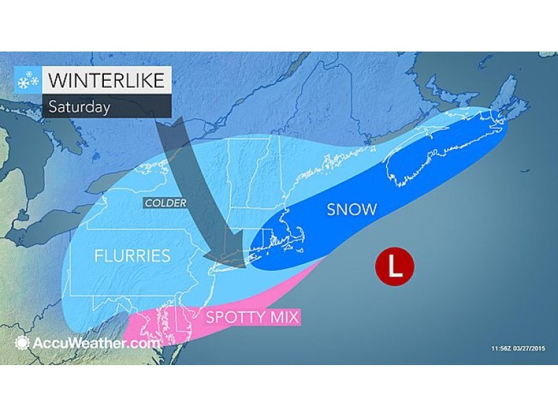 Possible Snow Showers, Cold Temps on Tap This Weekend in Riverhead Riverhead, NY Patch