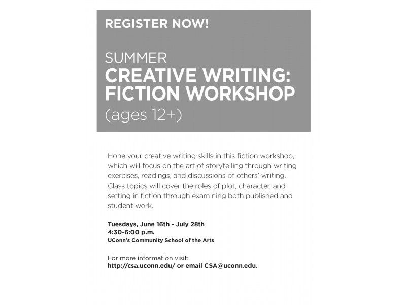 creative writing connecticut