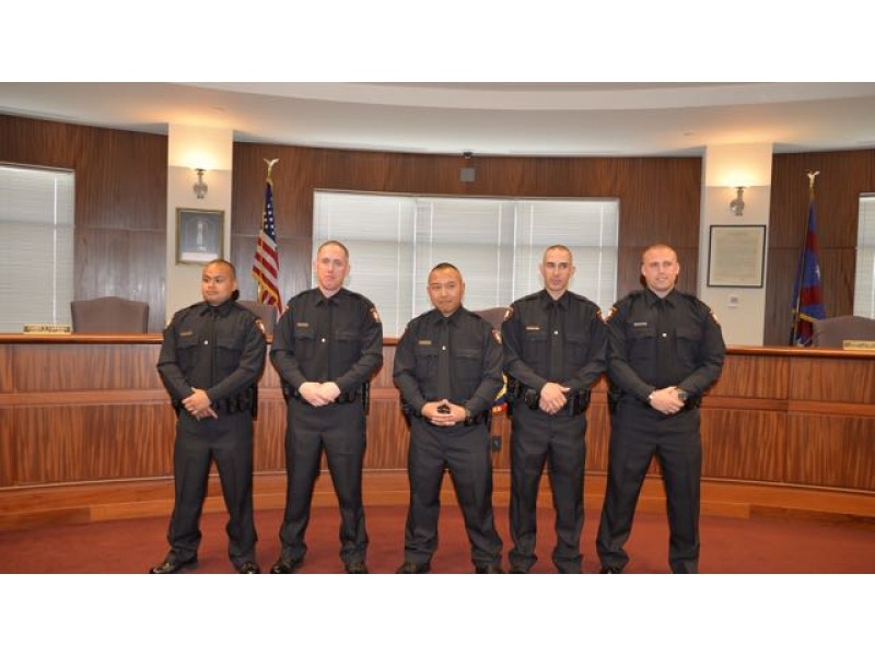 Five New Officers Join Woodbridge Police Department Woodbridge, NJ Patch