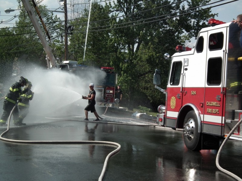 PHOTOS North Caldwell Fire Department Holds 'Wetdown' Caldwells NJ Patch