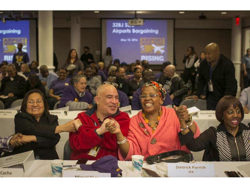 Newark Airport Workers Mark Milestone: 1st Union Bargaining Session - Patch.com