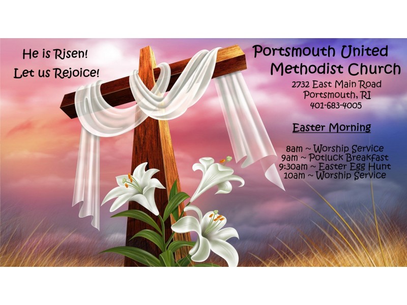Portsmouth United Methodist Church Easter Services Patch