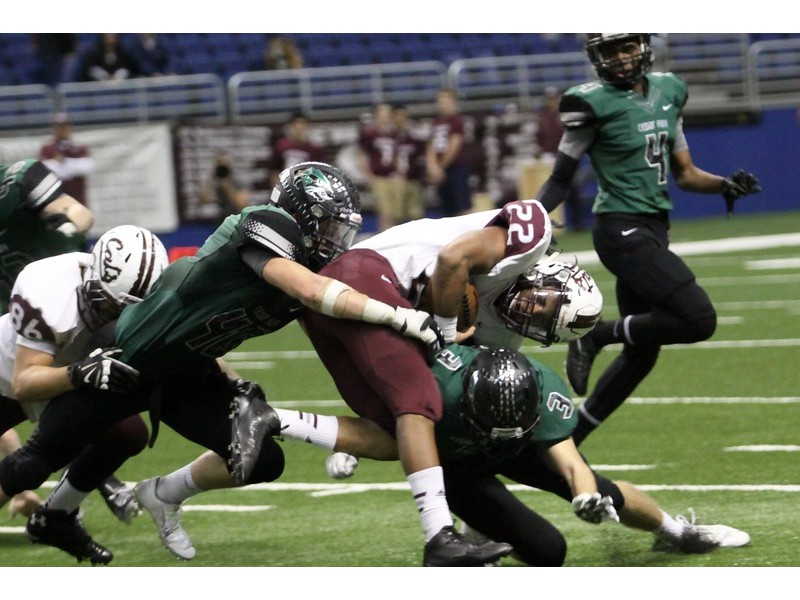 Cedar Park vs. Ridge Point High School Football Playoffs...