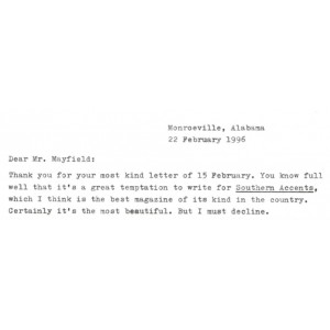 In This 1996 Letter, Harper Lee Said She Wanted to Be Buried With Her Typewriter