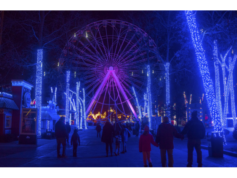 Six Flags Transformed Into a Winter Wonderland Basking Ridge, NJ Patch