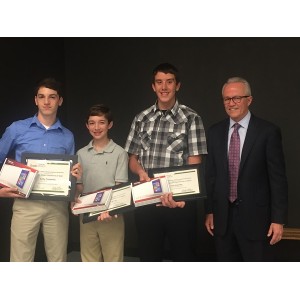 Students Win Regional Award for 'Recharge Roadways'