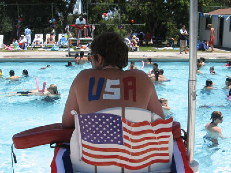 4th Of July Pool Party Celebration Patch