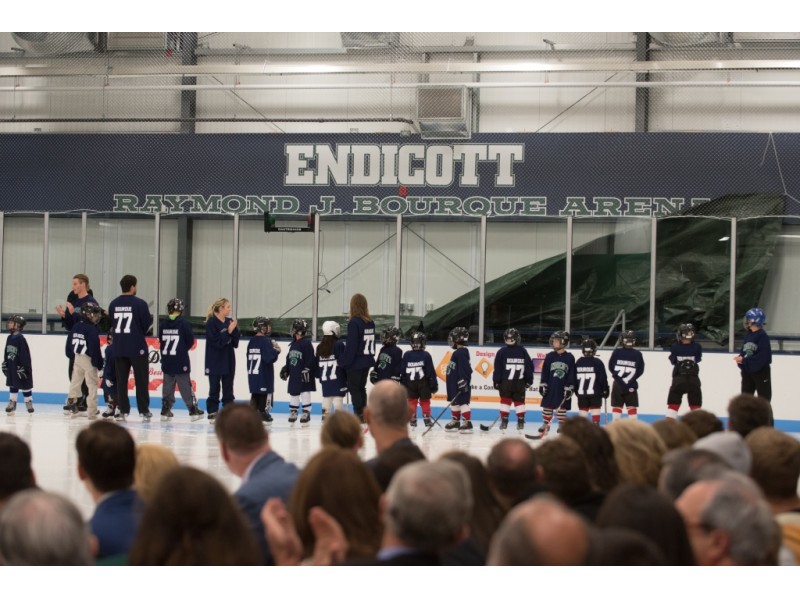 Endicott College Formally Dedicates Raymond J. Bourque Arena Beverly