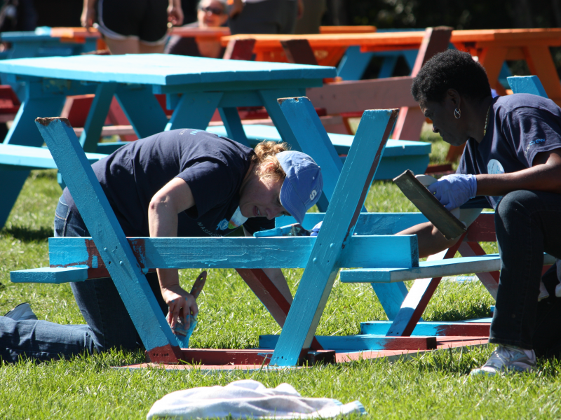 Blue Cross Blue Shield of Massachusetts Volunteers Help the Old Colony
