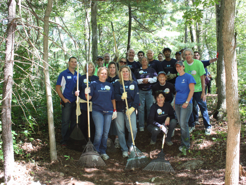 Blue Cross Blue Shield of Massachusetts Volunteers Help the Old Colony