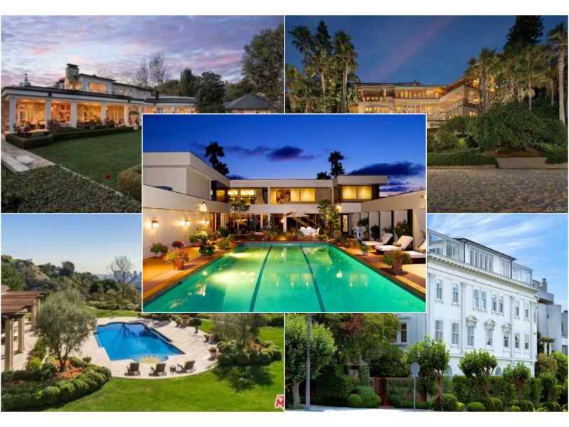 What Has 63.5 Bathrooms and Costs $205.5 Million? The 5 Most Expensive Homes for Sale in California