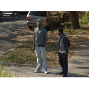 Sun's Out, Guns Out? Google Street View Captures Emblematic Chicago Scene