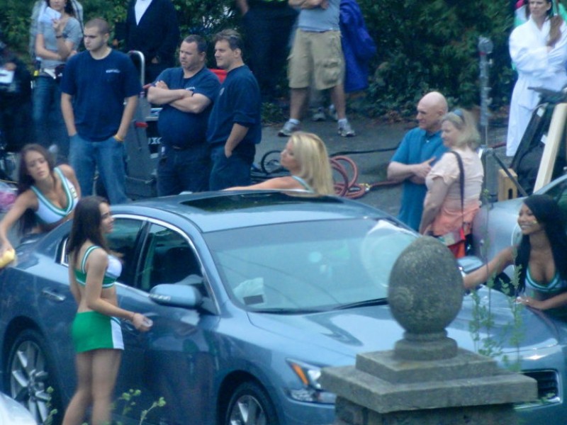 Updated Grown Ups 2 Cheerleader Car Wash Scene in Marblehead