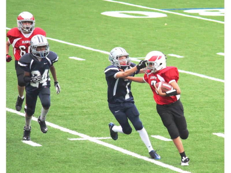Milford Youth Football 6th Grade Team loses a tough one to the