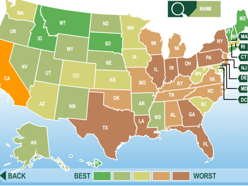 California Ranked 3rd Greenest State; Bay Area Cities Top List Too