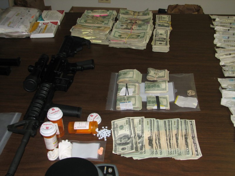 PHOTOS Guns, Drugs from Harford County Sheriff Drug Bust